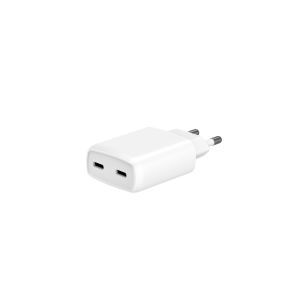 EU plug USB A and USB C Quick Charging GaN USB Wall Charger , QC USB A Wall