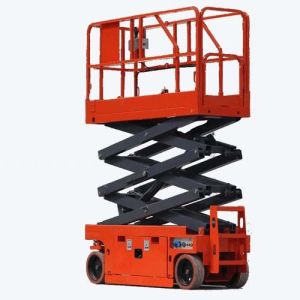 Cheap Vertical Electric Mobile Scissor Lift / Scaffolding Aerial Lift Work Platform for sale