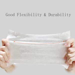 100 PCS Customized Organic Cotton Disposable Dry Wipe Soft Cotton Dry Wet Wipe