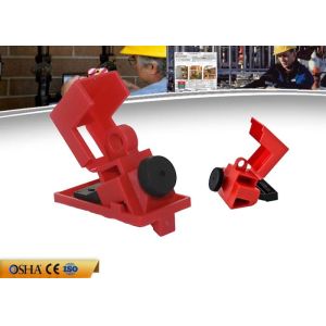 Nylon PA Circuit Breaker Lockouts , Red Circuit Breaker Loto Devices