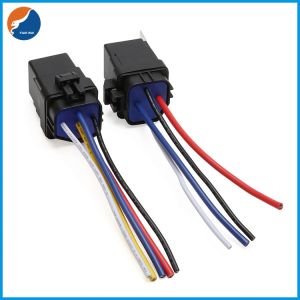 12v DC 40A 4Pin Automobile Relay Wire Waterproof Integrated Car Auto Socket