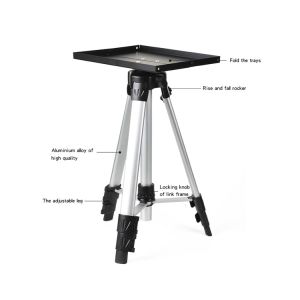 Aluminium Adjustable 45cm-119cm Projector Laptop Stand Tripod With Tray