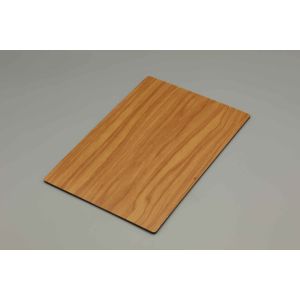 Anti Static Walnut Wood Grain Acp Material Aluminum Composite Panel Fire Rated