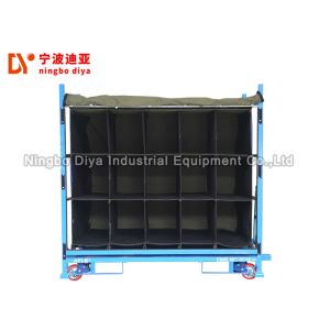 Simple Operation Stainless Steel Trolley Cart Customized For Warehouse