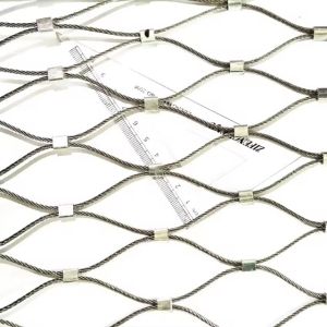 Stainless Steel 304 316 Balustrade Cable Mesh Easily Assembled Rust Proof