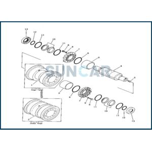 205-30-00160 205300160 Floating Seal Fits KOMATSU D275A-5R PC300-8