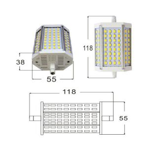 30W J118mm R7S LED light without cooling Fan samsung SMD5630 led source led