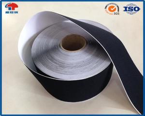 Cheap Black Soft Thin Double Sided Self Adhesive Hook And Loop Tape Roll With Glue for sale