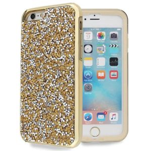 2 in 1 Luxury Diamond Plating TPU+PC Flash Drilling Back Cover Cell Phone Case