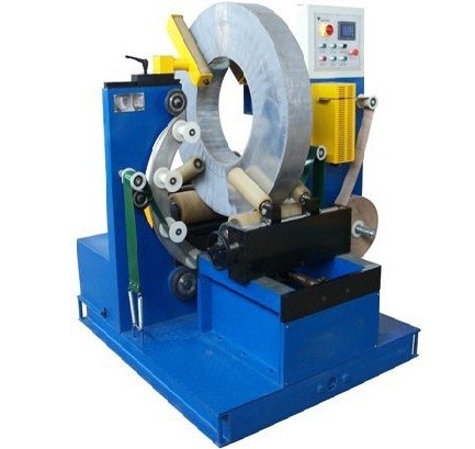 Electric Wire Baler Cable Wrapping Machine With Two Driving Rollers 220V / 380V