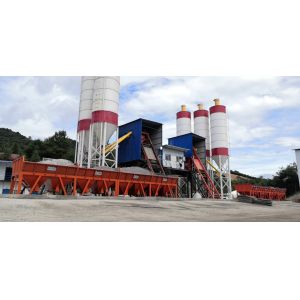 Automatic Batching Concrete Mixing Plant Mixer 50m3/H 75m3/H 120m3/H