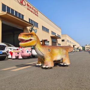 Vivid Electronic Dinosaur Rides on for Playground and Square