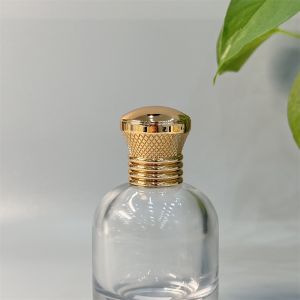 Factory Custom Luxury Clear Perfume Bottle Lids Easy Open Zamak Cap 15mm Plastic