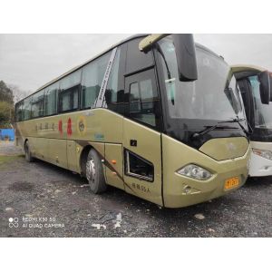 2015 Year 55 Seat Used Zhongtong Bus ZLCK6120 Second Hand Bus 199kw With LHD For
