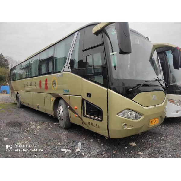 2015 Year 55 Seat Used Zhongtong Bus ZLCK6120 Second Hand Bus 199kw With LHD For