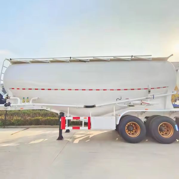 Quality Bulk Cement tank Semi-trailer 3 Axles 60 Cubic Meters Bulk Cement Tanker Semi Trailer wholesale