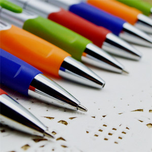 2015 New and hot selling ball pen with advertisment function led light ballpen