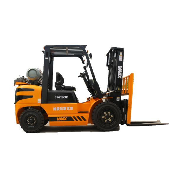 3000KG LPG Forklift Hydraulic Transmission / Sit Down Forklift With Gasoline