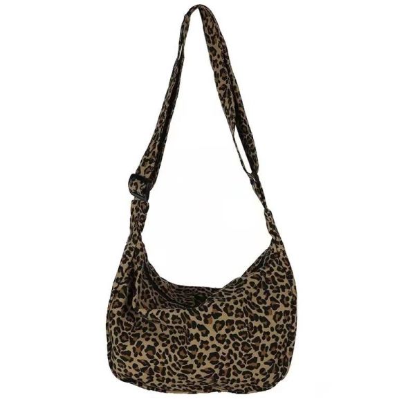 Quality Fashion Leopard Print Eco Canvas Bags Zebra Design Lady Single Shoulder Bag Large Capacity wholesale