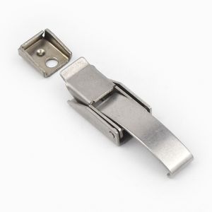 Mini Stainless Steel Hasp Lockable Draw Latch 50mm*13mm
