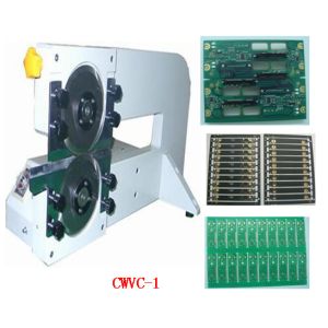 Cheap Motorized Circular Blade Depanelizer , Manual V-Cut PCB Separation for sale