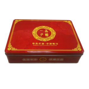 Drug Packing Metal Tin Container Box Printed With Different Colors And Versions