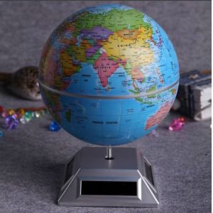 Rotating Solar Powered Globe Toys Solar Educational Toys OEM/ODM Welcomed