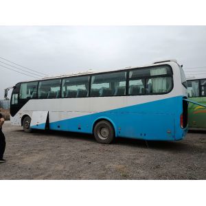 Second Hand Tour Bus 51seats White Color Used Yutong Bus Yuchai Engine ZK6110