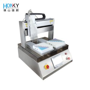 High Speed AC220V Liquid Bottle Filling Machine With Ceramic Pumps