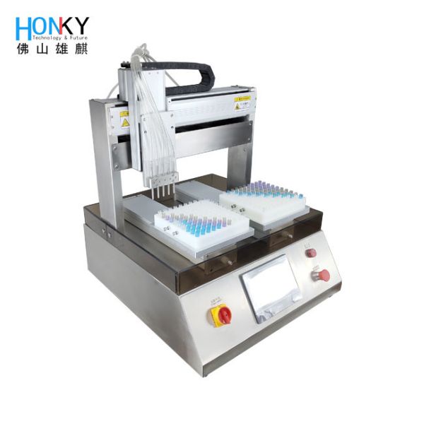 Desktop Tube Essential Liquid Filling Machine With Micro Scale Pump 250 PCS/min
