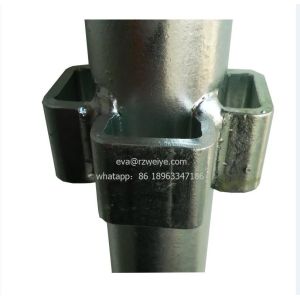 Steel same line level hotgalcanized Haki scaffolding vertcials standards