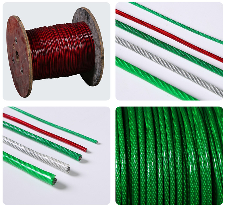 Galvanized Rubber Coated Steel Rope Ring Fixed Lifting And Hoisting