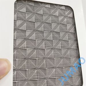 Contemporary Doors Metal Mesh Artwork With 20% Light Transmission