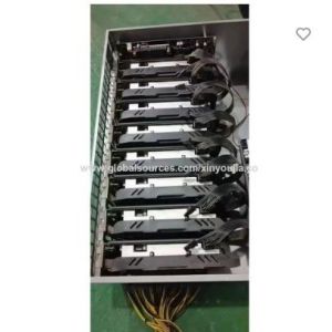 Buy cheap RX 580 Desktop Gaming Graphics Card Mining Rig 1300W 14nm 8 /9 / 12 Pieces from wholesalers