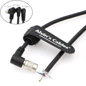 Cheap TIS GigE Camera Right Angle Hirose Trigger Strobe PWS Cable for sale