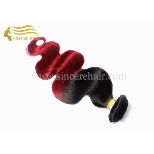 Cheap 20 Inch Ombre WAVE Hair Extensions for Sale, 20&quot; 50 CM Body Wave OMBRE Virgin Remy Human Hair Weft Extensions For Sale for sale