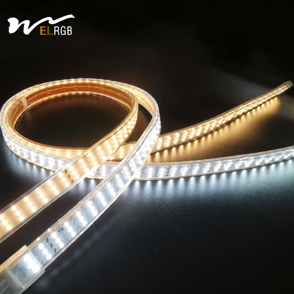 Super Bright 3-Row LED Strip Lights 2835 264 LEDs/m for Residential Outdoor CRI