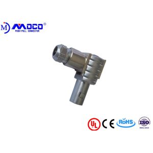 FLA 00 250 Right Angle Coaxial Cable Connectors With Nut For NDT Cable