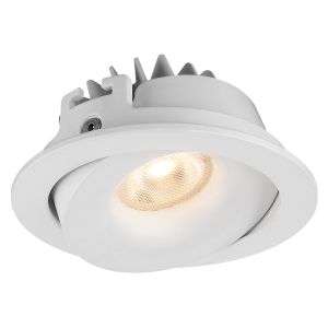 7W (37V, 180mA) High Class CITIZEN COB LED Recessed Anti-glare Die-casting Adjustable Downlight, IP54