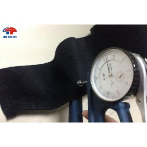 Lightweight Nylon Loop Fabric , Soft Black sticky back hook and loop tape