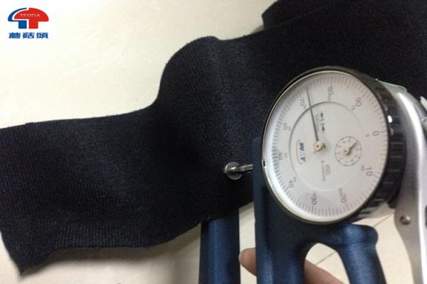 Lightweight Nylon Loop Fabric , Soft Black sticky back hook and loop tape