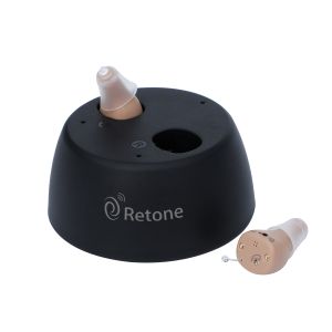 China Retone Rechargeable Digital Hearing Aids 4 Channels 32dB Invisible CIC Hearing Aids on sale
