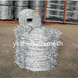 Hot Dipped Galvanizedbarbed wire/cheap barbed wire price per roll/barbed wire