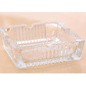 China Crystal Glass Ashtray Home Decoration Handwork Custom Service Available on sale
