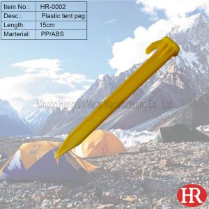 Cheap 6&quot; or 15cm plastic tent pegs for sale