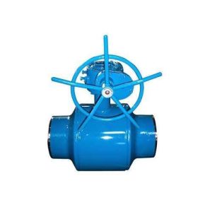 Cheap DN125 - DN600 Size Reduced Port Ball Valve Simple Installation For Chemical Industry for sale