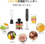 5 In 1 Multi Function Hand Blender SS Housing 2 Speeds Variable Speed Control