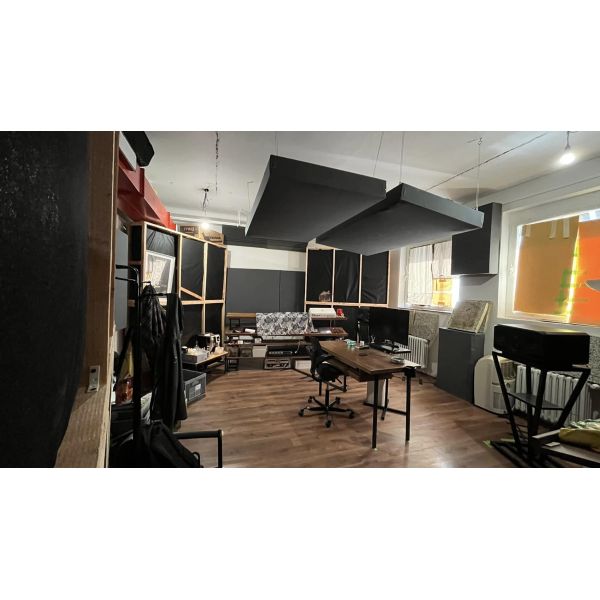 Quality HIFI Studio Ceiling Sound Absorbing Fabric Wrapped Acoustical Panels Soundproofing Board wholesale