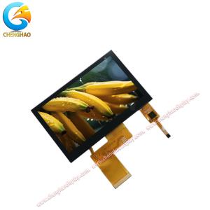 Cheap 4.3 Inch IPS LCD Display Wide Viewing Angle TFT LCD Capacitive Touchscreen with 24-bit Parallel RGB Interface and Touch Panel Interface for sale