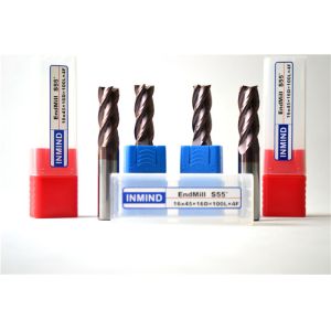 China Extra Long Solid Carbide Square Corner Radius End Mill / Aluminum End Mill on sale